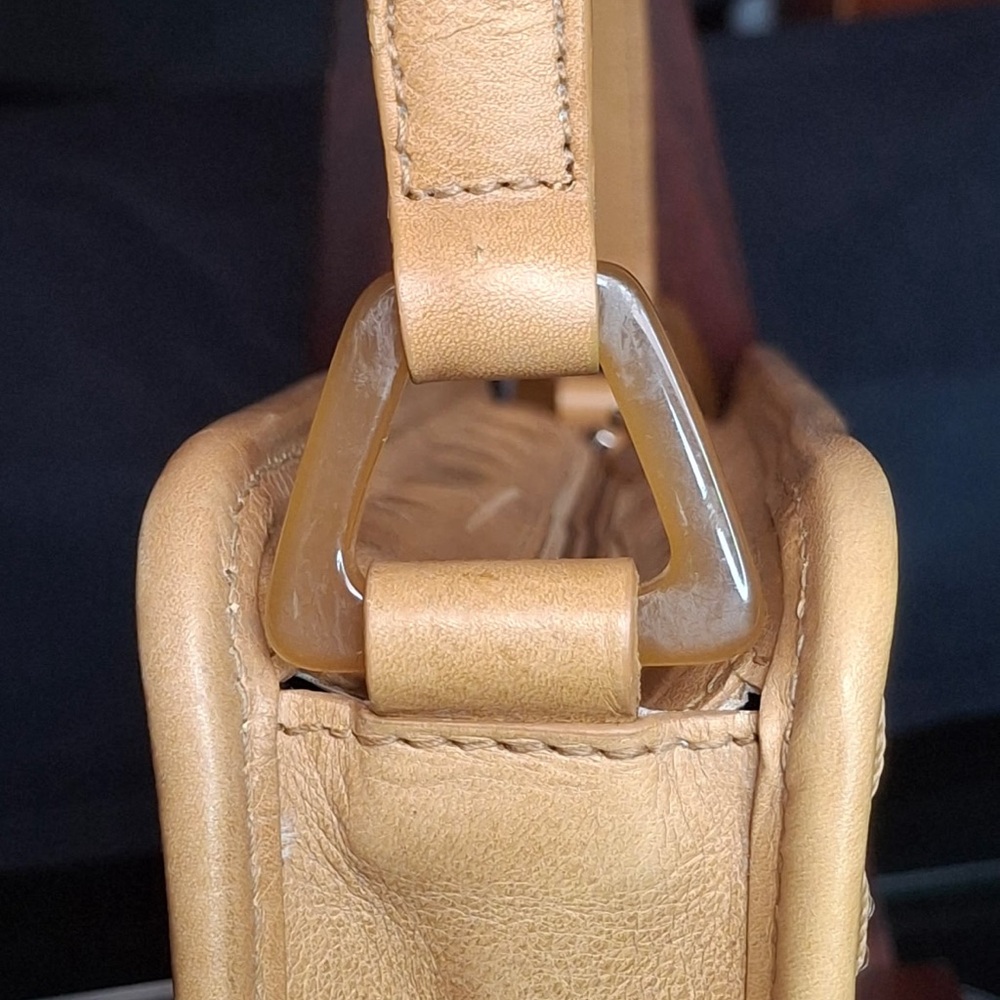 Cole Haan Tan Leather Women's Shoulder Bag Vintage - Picture 6 of 16
